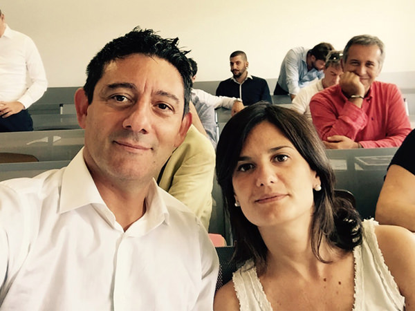 Alessandro e Valentina alla SDART - Scuola per Dirigenti Artigiani